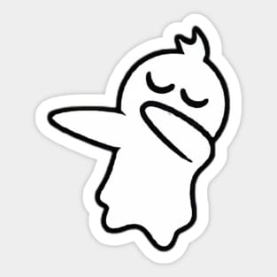 Ghost doing dab Sticker